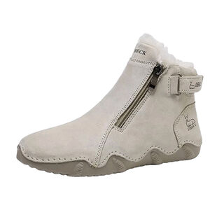 Dback Women's Ankle Boots Bootie Nordic Suede Fur Lined EU Sz 41 US 9 Khaki